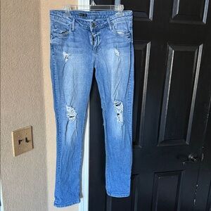 Kut from the Kloth Light Blue Distressed Skinny Jeans